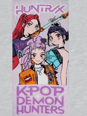 KPOP Demon Hunters Trio of Hunters Beach Towel